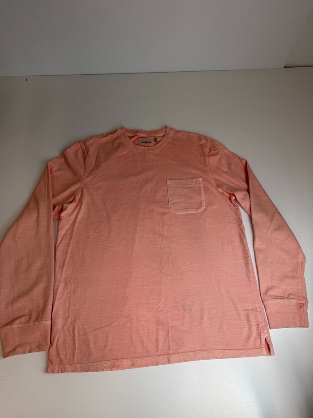 Goodfellow Co Shirt Men Large Long Sleeve Pocket Standard Casual Work Party Ex
